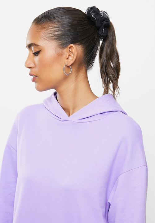 Blake - Hoodie dress - deep lilac