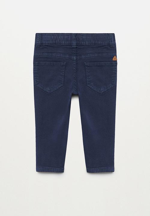 MANGO - Cord trousers - navy
