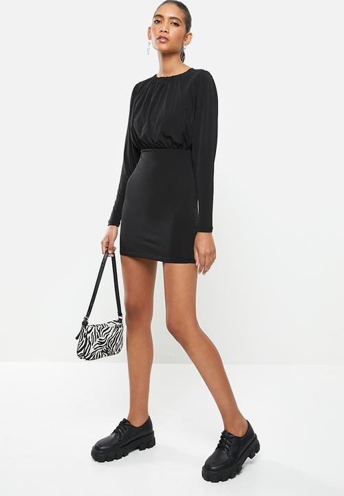 Blake - Blouson mini dress - black