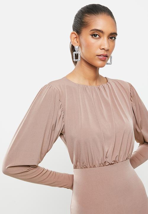 Blake - Blouson mini dress - brown 