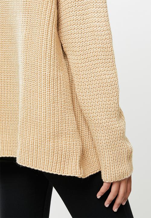 Glamorous - Roll neck jumper- oatmeal