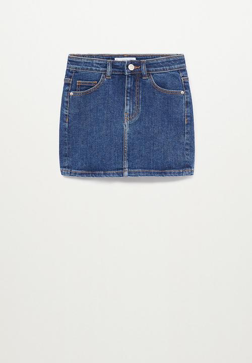 MANGO - Sue skirt - blue
