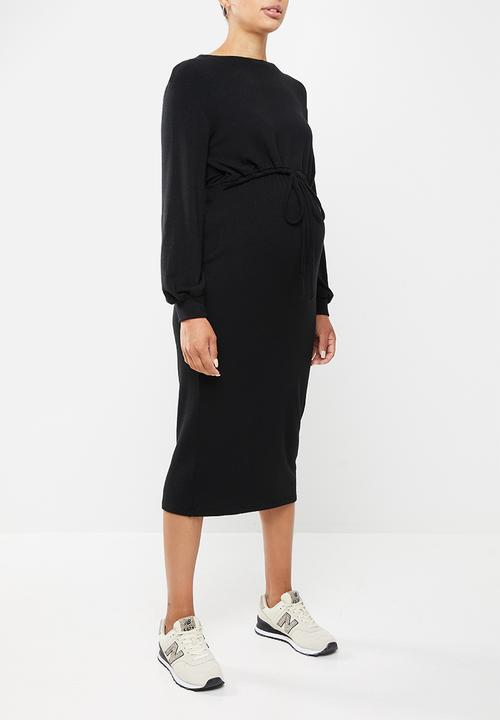 Superbalist - Nursing drawstring dress - black