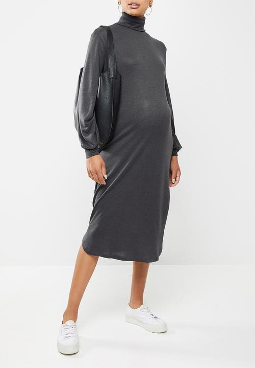 Superbalist - Roll neck midi - charcoal
