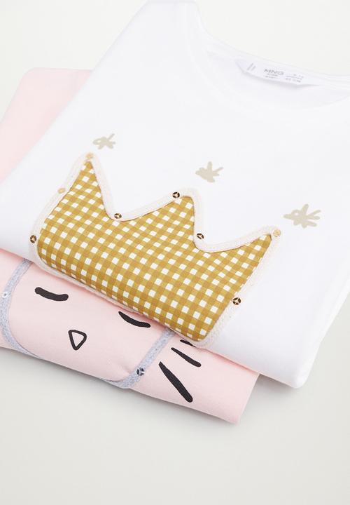 MANGO - Cordill tee - white