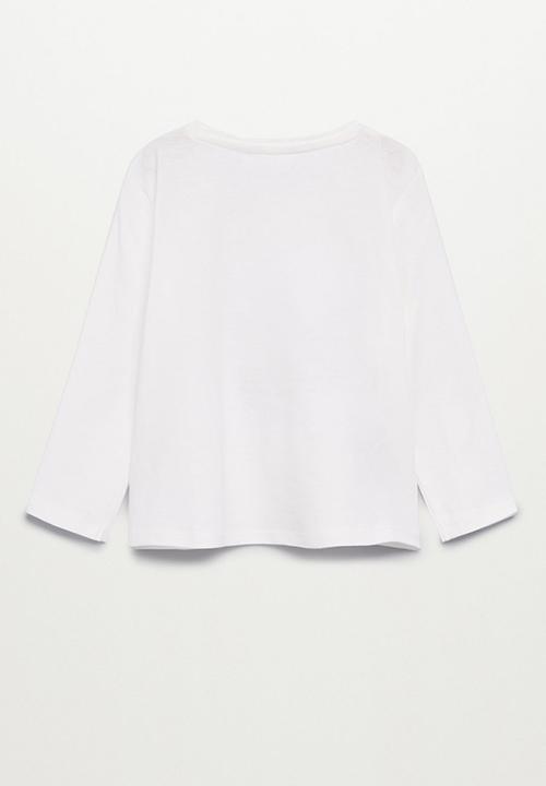 MANGO - Cordill tee - white