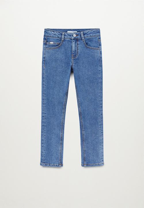 MANGO - Boys regular fit jeans - medium blue