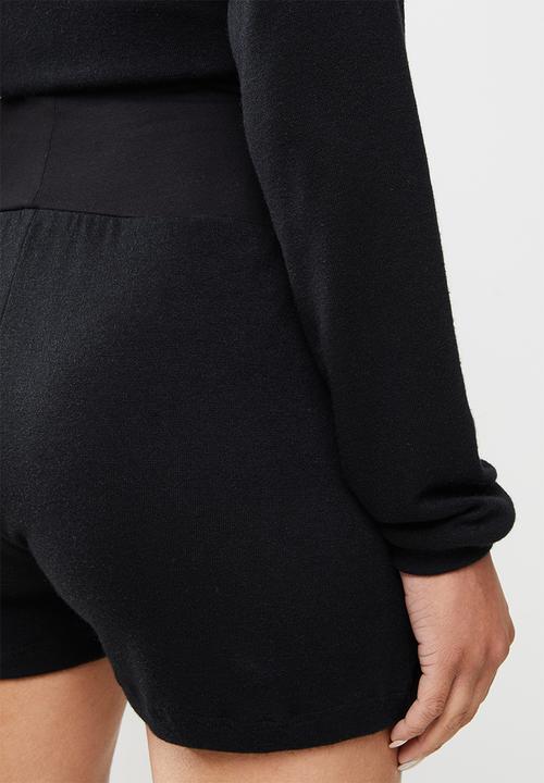 Superbalist - Soft tummy band shorts - black
