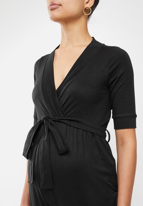 Superbalist - Belted nursing jumpsuit - black