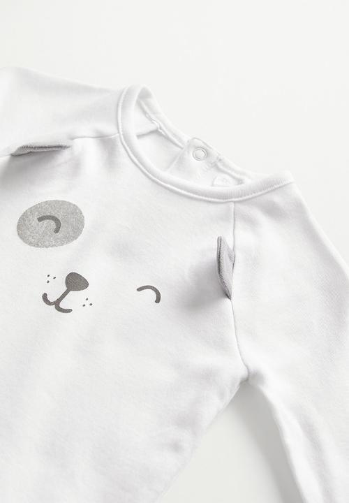 MANGO - Cara long sleeve tee - white