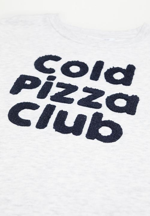 MANGO - Pizza sweatshirt - grey