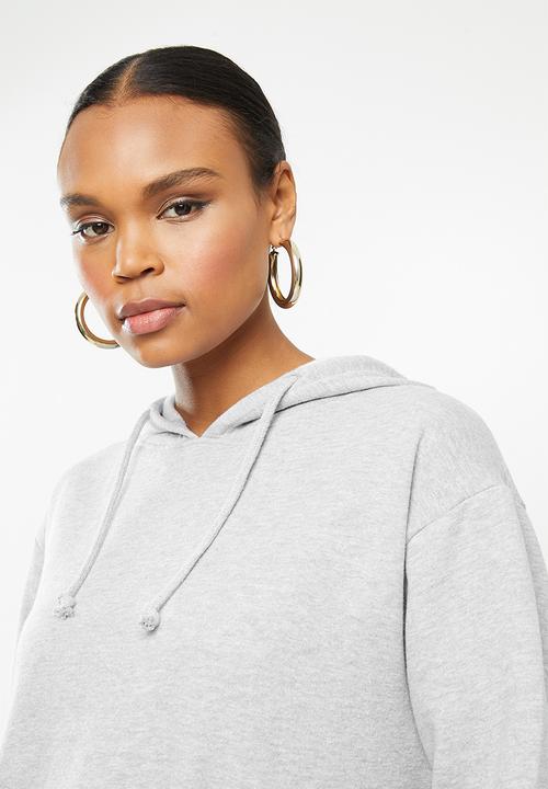 Missguided - Basic oversized hoodie - grey