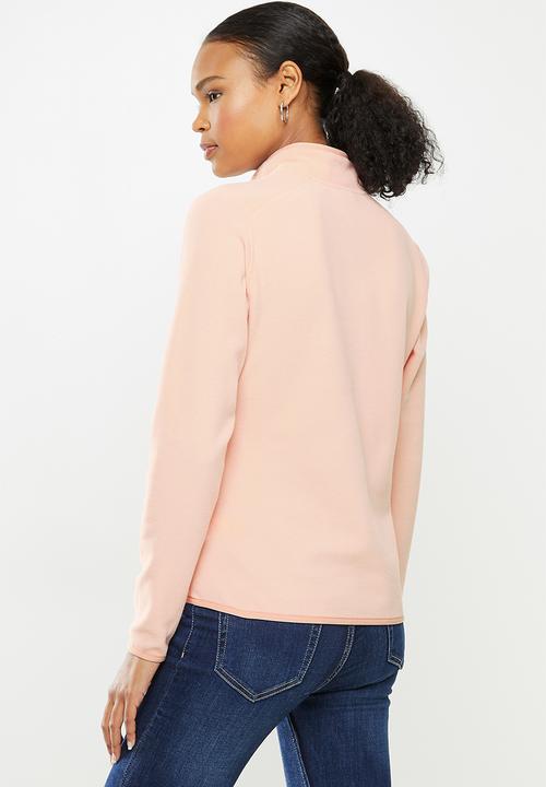 The North Face - W 100 glacier 1/4 zip - pink