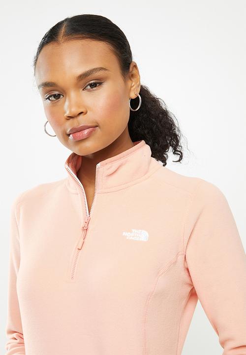The North Face - W 100 glacier 1/4 zip - pink