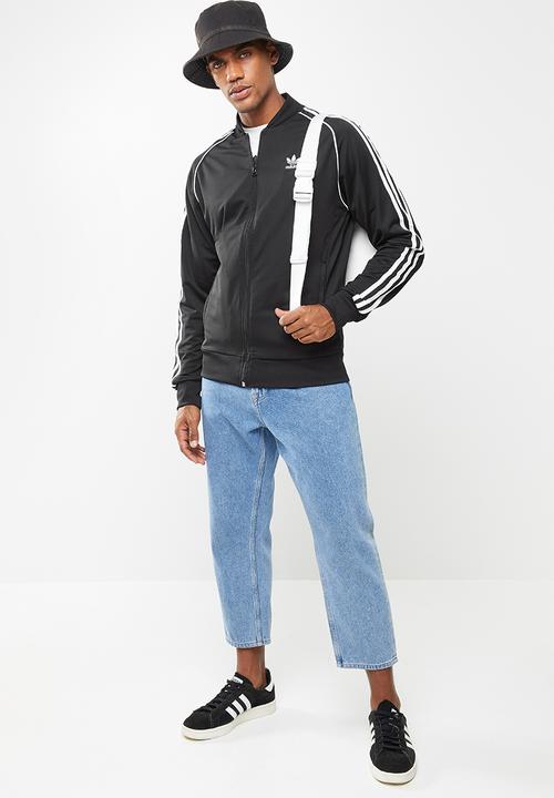 adidas Originals - Sst tt track top - black & white