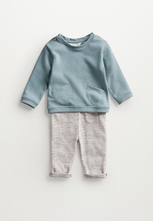 MANGO - Rum trousers - grey