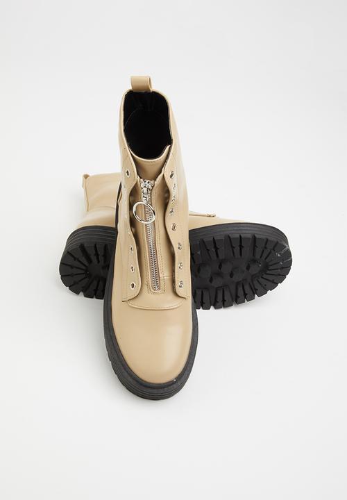 Z_Code_Z - Emery military boot - bone