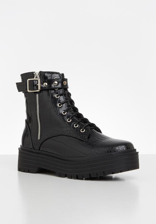 Z_Code_Z - Quinn biker boot - black