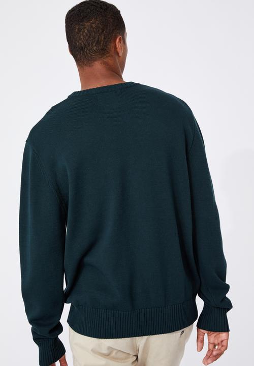 Cotton On - Crew knit - teal