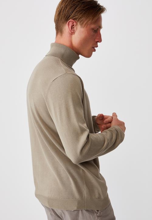 Cotton On - Roll neck sweater - taupe
