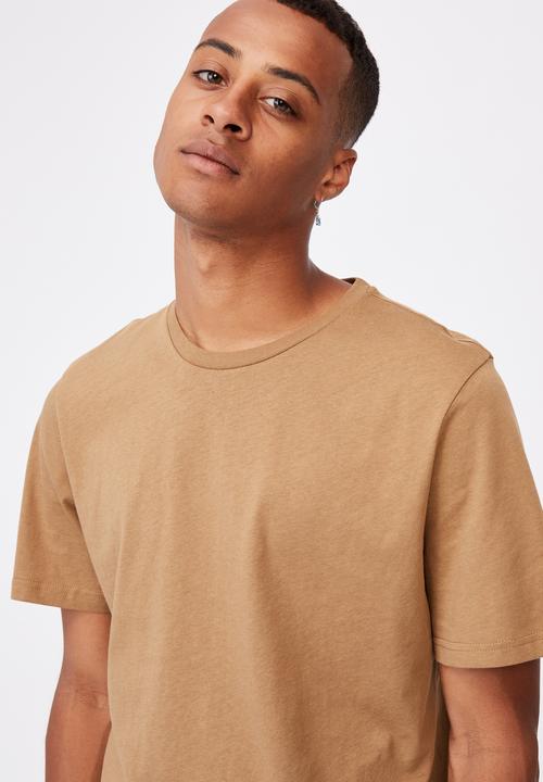 Cotton On - Essential crew T-shirt - camel