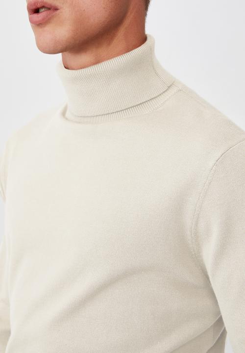 Cotton On - Roll neck sweater - winter white