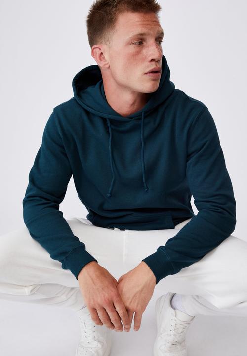 Cotton On - Essential fleece pullover - deep sea teal