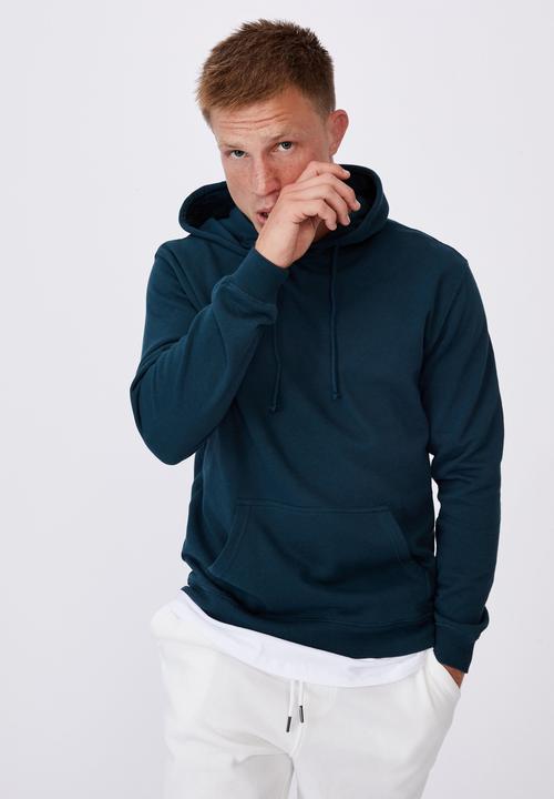 Cotton On - Essential fleece pullover - deep sea teal