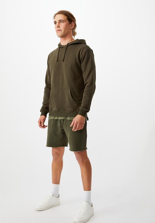 Cotton On - Essential fleece pullover - duffle green