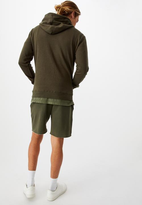 Cotton On - Essential fleece pullover - duffle green