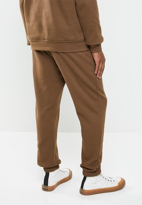 Jonathan D - Brand sweatpants regular fit - brown