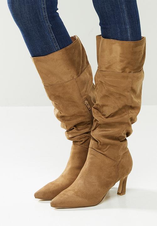 Madison® - Tiffany ruched boot - brown 