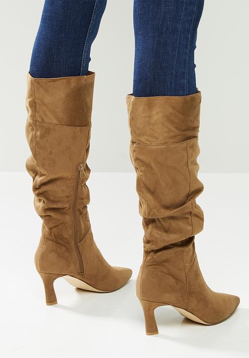 Madison® - Tiffany ruched boot - brown 