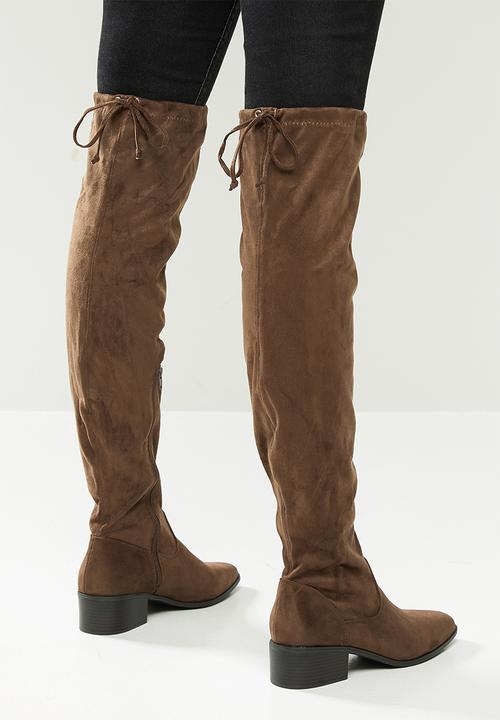 Madison® - Tina over the knee boot - brown