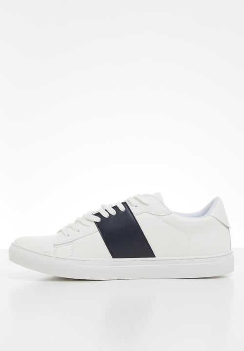 POLO - Heath colour smart sneaker - white & navy
