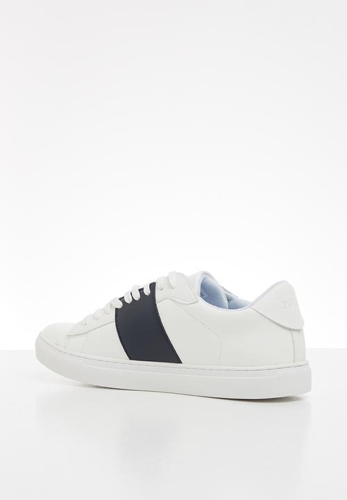 POLO - Heath colour smart sneaker - white & navy