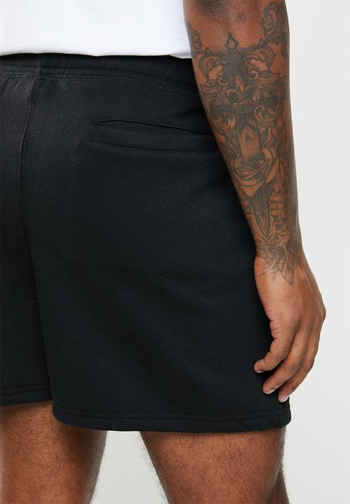 Jonathan D - Branded sweatshorts regular fit - black