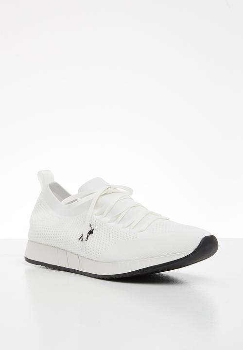 POLO - Gavin knit sneaker - white