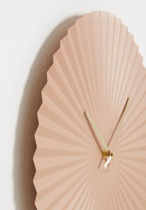Present Time - Sensu wall clock - pink