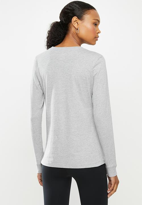 Nike - Nsw tee long sleeve - grey