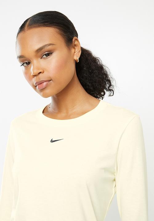 Nike - Nsw tee essntl ls lbr - coconut milk