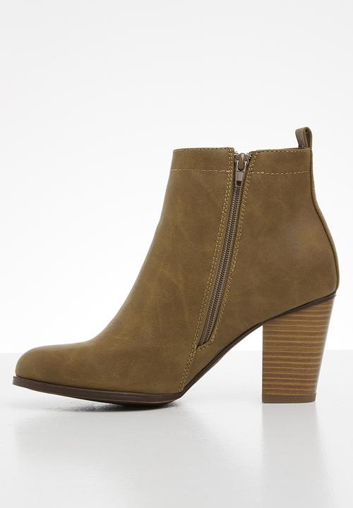 Miss Black - Alham 4 ankle boot - tan