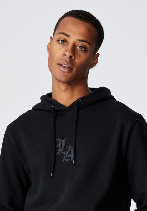 Cotton On - Graphic fleece pullover - black