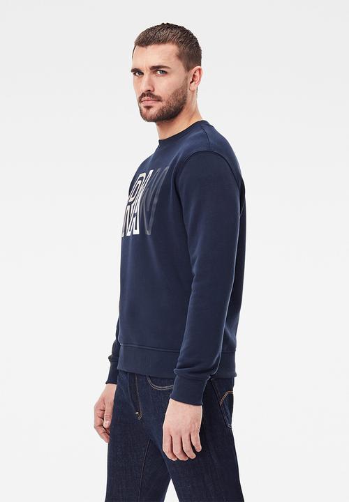 G-STAR - Raw r l\s sweats - sartho blue
