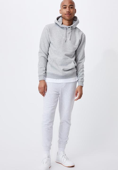 Cotton On - Graphic fleece pullover - light grey marle