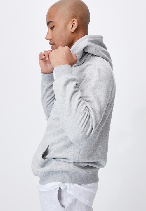 Cotton On - Graphic fleece pullover - light grey marle