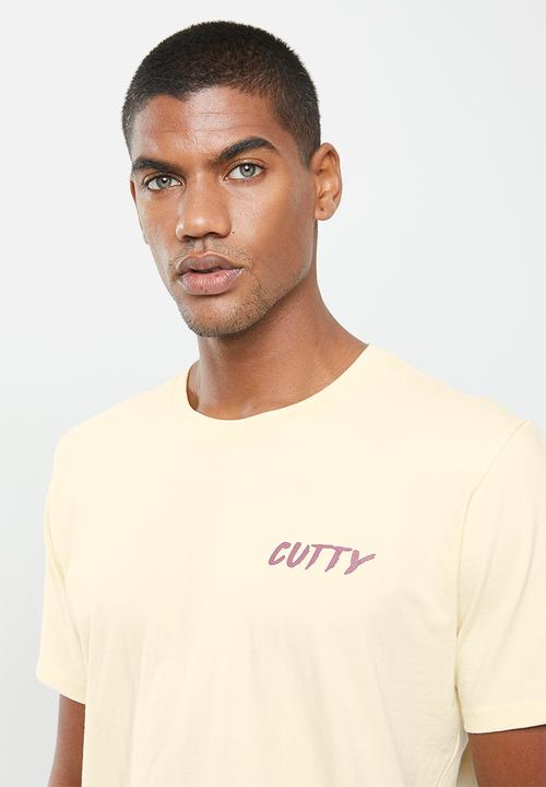 Cutty - T-shirt placement print - butter