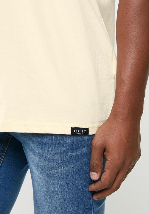 Cutty - T-shirt placement print - butter