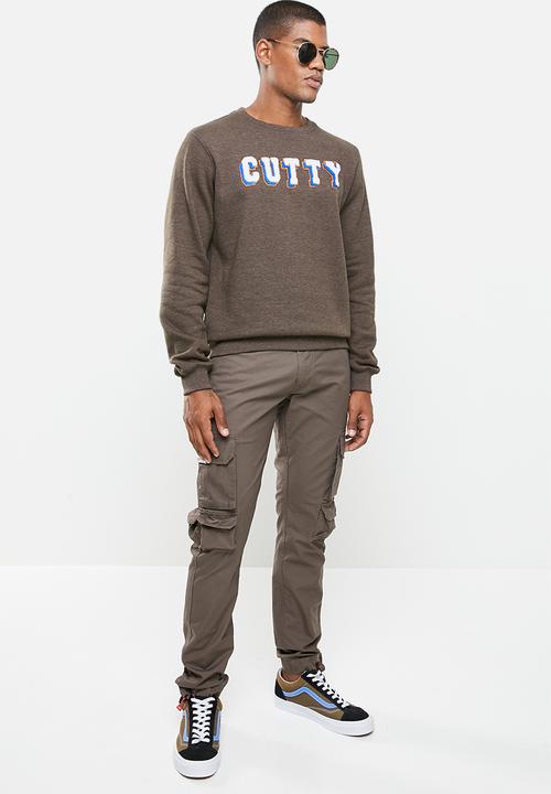 Cutty - Crew sweater - chocolate