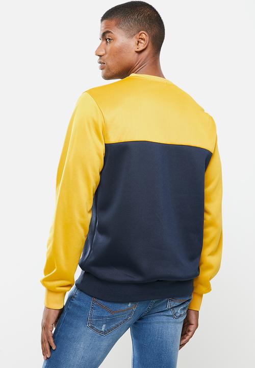 Cutty - Crew sweat - navy & yellow